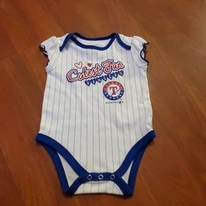Texas rangers onsie